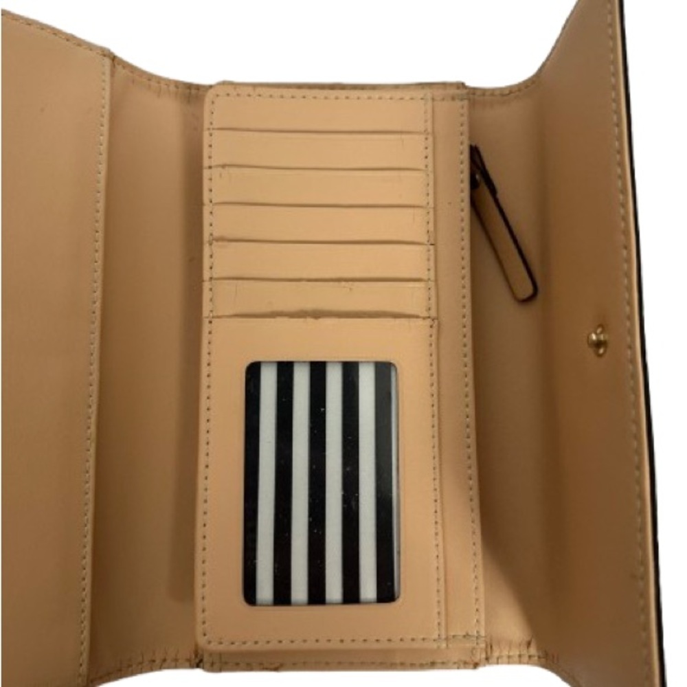 kate spade Cream and Black Pebbled Leather Crossbody with Matching Wallet - Picture 12 of 13